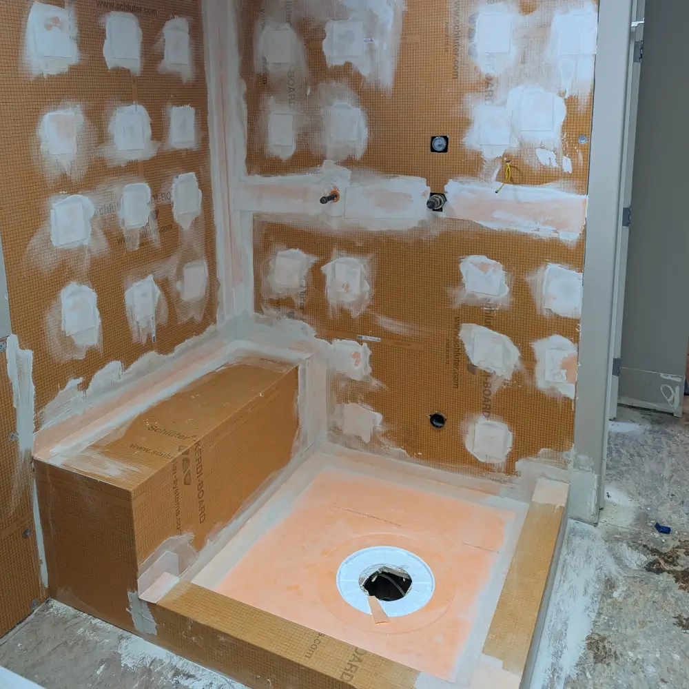 Bathroom renovation before by Eyro